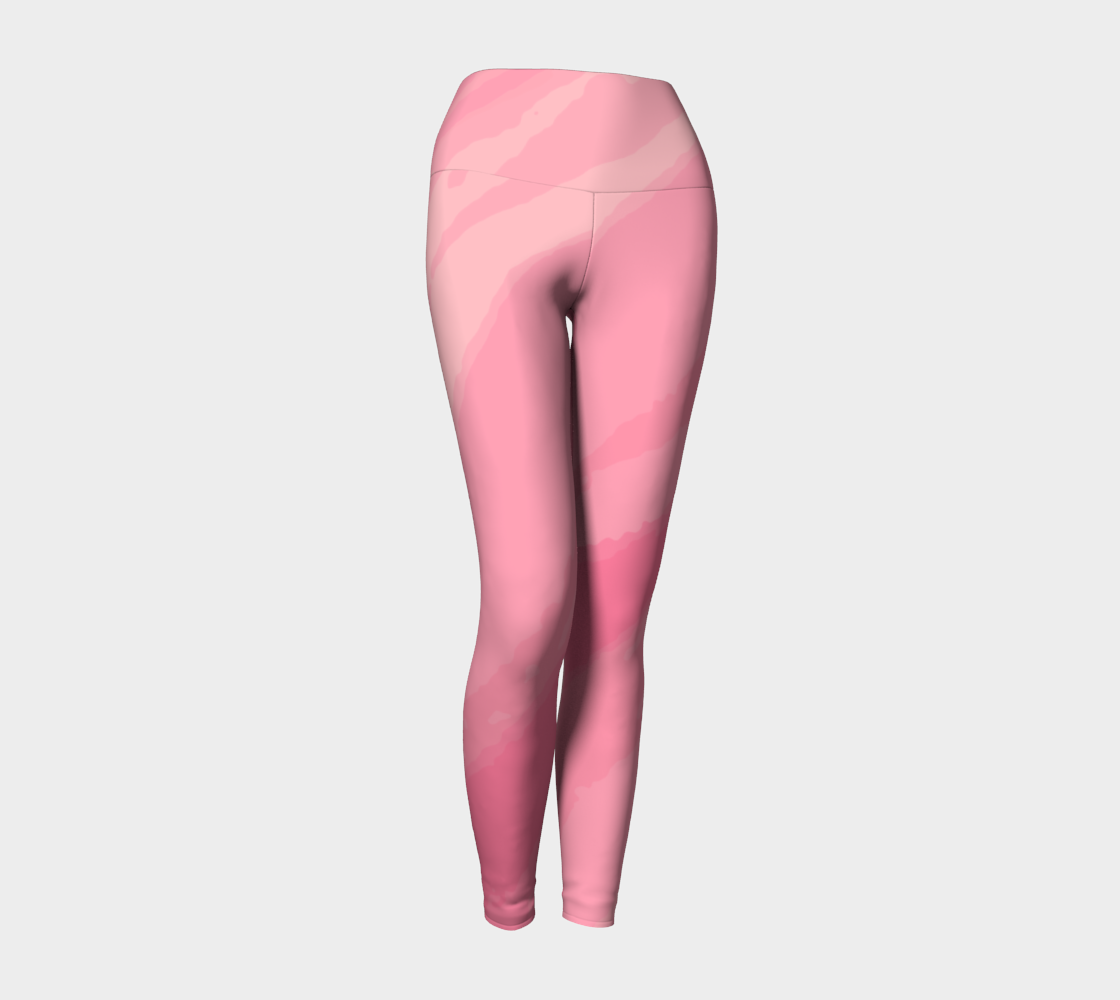 Yoga Leggings, The Awareness Collection, Breast Cancer Awareness