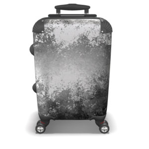 ombre grey luggage by jro art