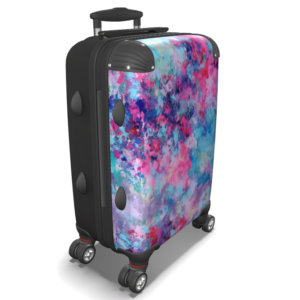 jro art travel suitcase