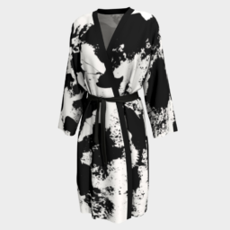 The Black & White Peignoir by JRO ART