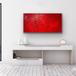 Red Painting by Artist Jennifer Rae Ochs