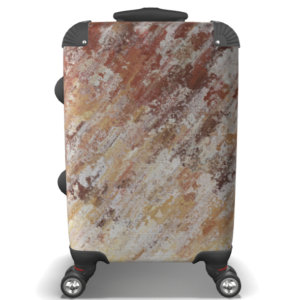 front view copper ombre suitcase