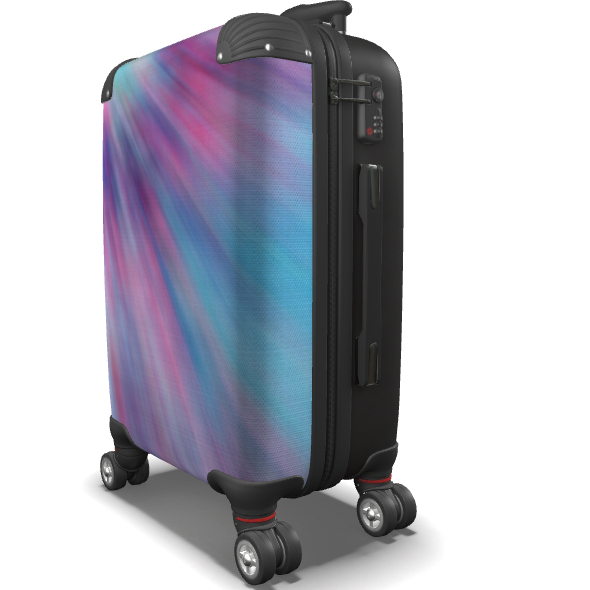 Ascendant The Flow Travel Suitcase by Artist Jennifer Rae Ochs