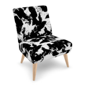 The Occasional Chair, Black and White Collection, by Artist Jennifer Rae Ochs