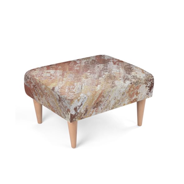 Footstool by JRO ART The Copper Collection