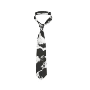 Silk Neck Tie, The Black & White Collection by JRO ART