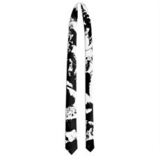 The Skinny Neck Tie, The Black & White Collection by JRO ART