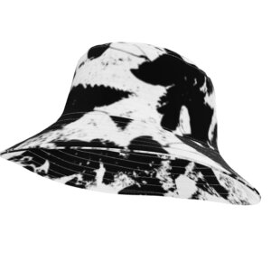 The Black & White Bucket Hat by JRO ART