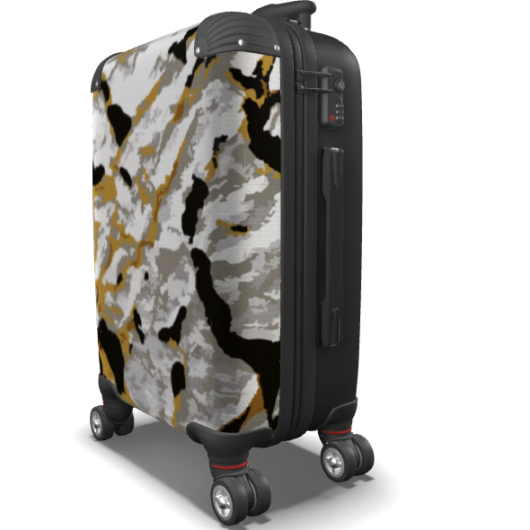 The Jet Set Collection Travel Suitcase by JRO ART, Jennifer Rae Ochs