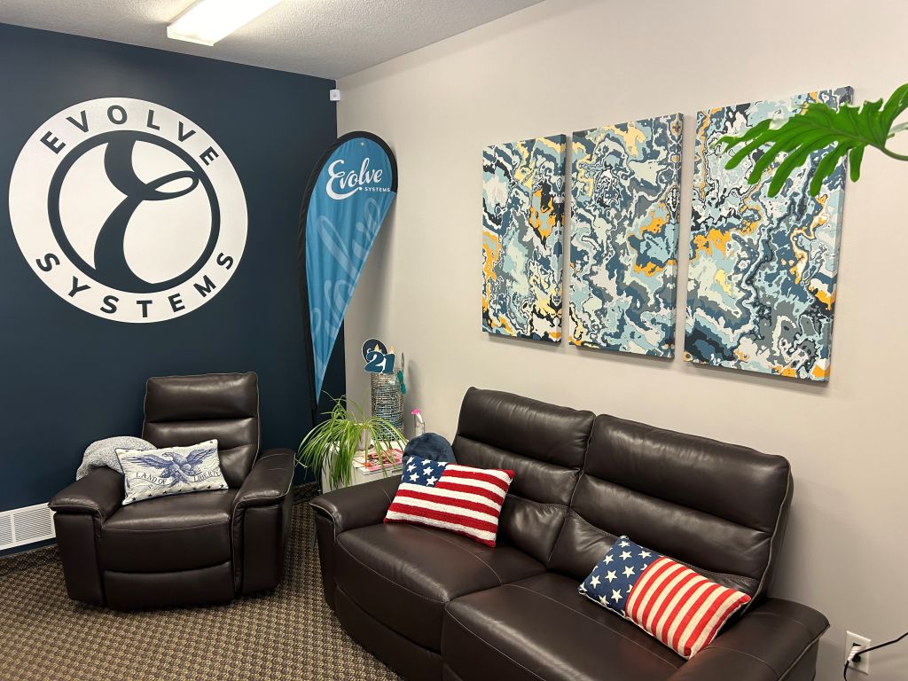 JRO ART X Evolve Systems Collaborative Work Space, Custom Wall Artwork